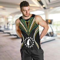 (Personalised) Polynesian Pride Aitutaki Island Men Tank Top Cook Islands Tribal Wave Style LT9 - Polynesian Pride