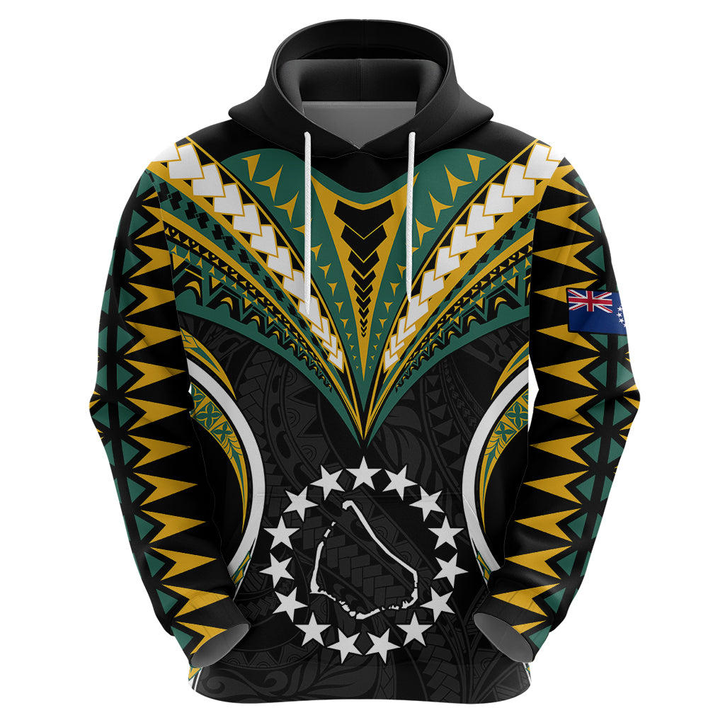 Custom Polynesian Pride Manihiki Island Hoodie Cook Islands Tribal Wave Style LT9 - Polynesian Pride