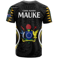 Polynesian Pride Mauke Island T Shirt Cook Islands Tribal Wave Style LT9 - Polynesian Pride