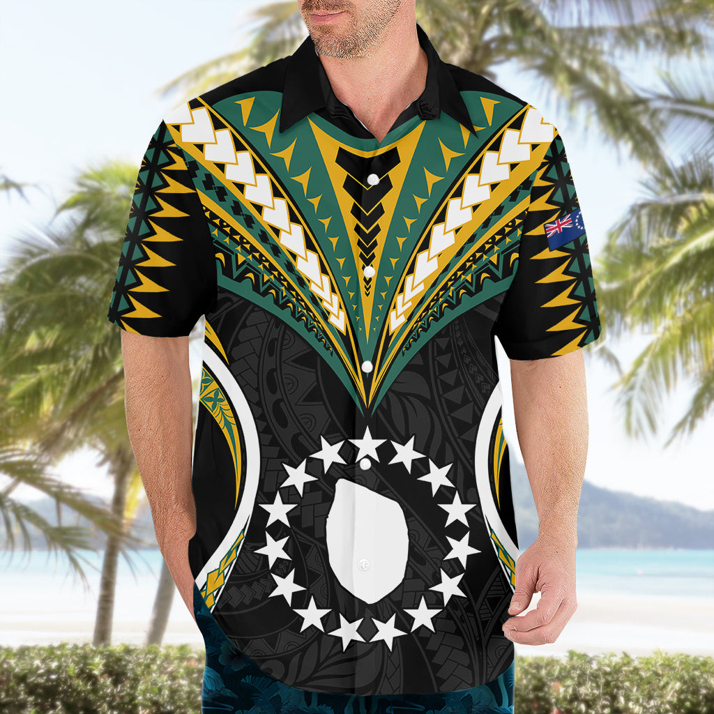 (Personalised) Polynesian Pride Mauke Island Hawaiian Shirt Cook Islands Tribal Wave Style LT9 - Polynesian Pride