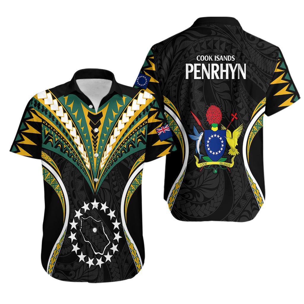 Polynesian Pride Penrhyn Island Hawaiian Shirt Cook Islands Tribal Wave Style LT9 - Polynesian Pride