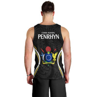 Polynesian Pride Penrhyn Island Men Tank Top Cook Islands Tribal Wave Style LT9 - Polynesian Pride