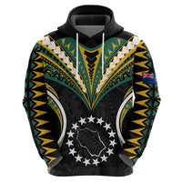Custom Polynesian Pride Penrhyn Island Hoodie Cook Islands Tribal Wave Style LT9 - Polynesian Pride