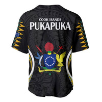 Polynesian Pride Pukapuka Island Baseball Jersey Cook Islands Tribal Wave Style LT9 - Polynesian Pride