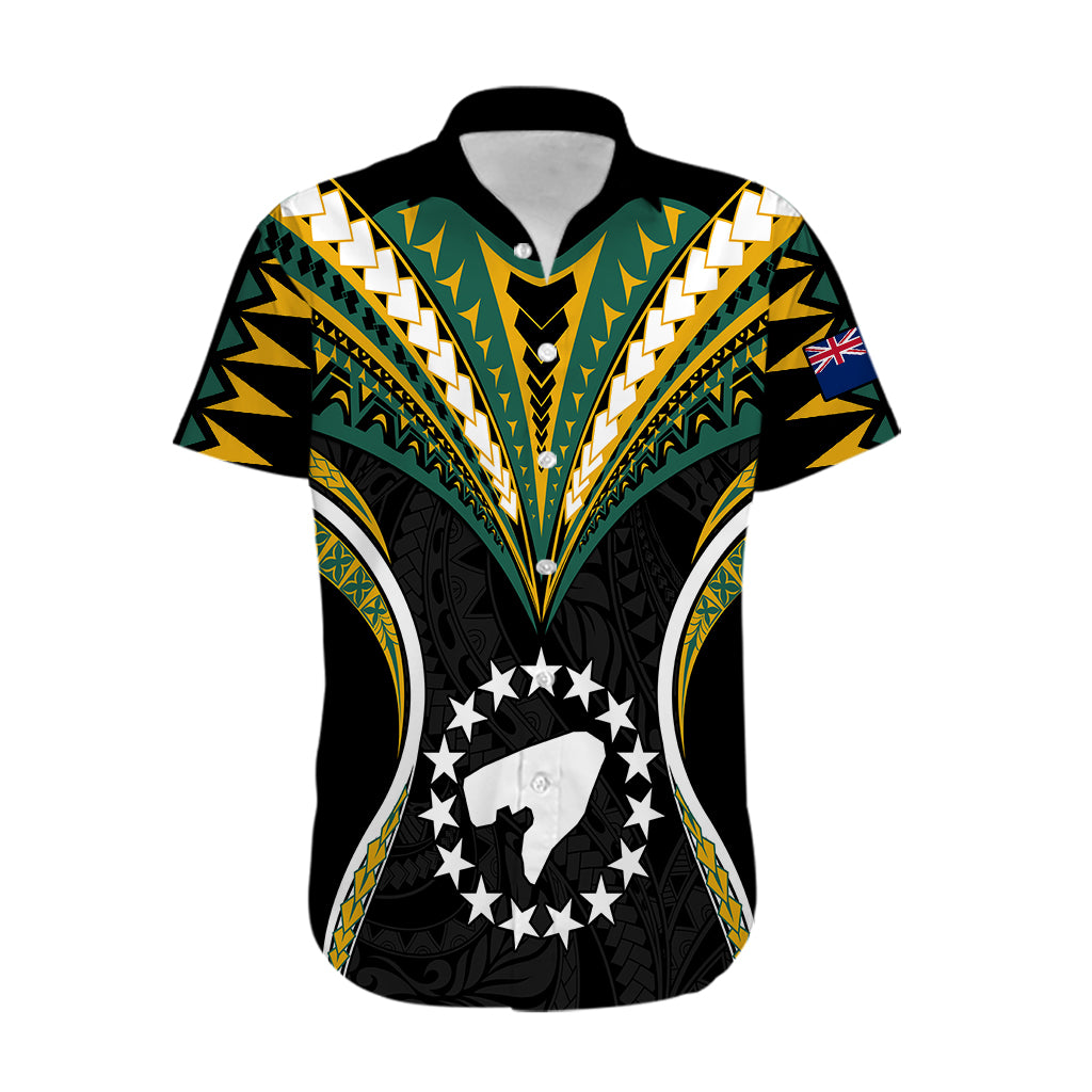 Polynesian Pride Pukapuka Island Hawaiian Shirt Cook Islands Tribal Wave Style LT9 Black - Polynesian Pride