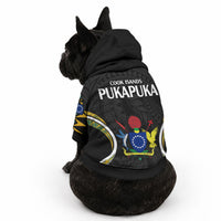 Polynesian Pride Pukapuka Island Pet Hoodie Cook Islands Tribal Wave Style LT9 - Polynesian Pride