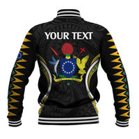 (Personalised) Polynesian Pride Pukapuka Island Baseball Jacket Cook Islands Tribal Wave Style LT9 - Polynesian Pride