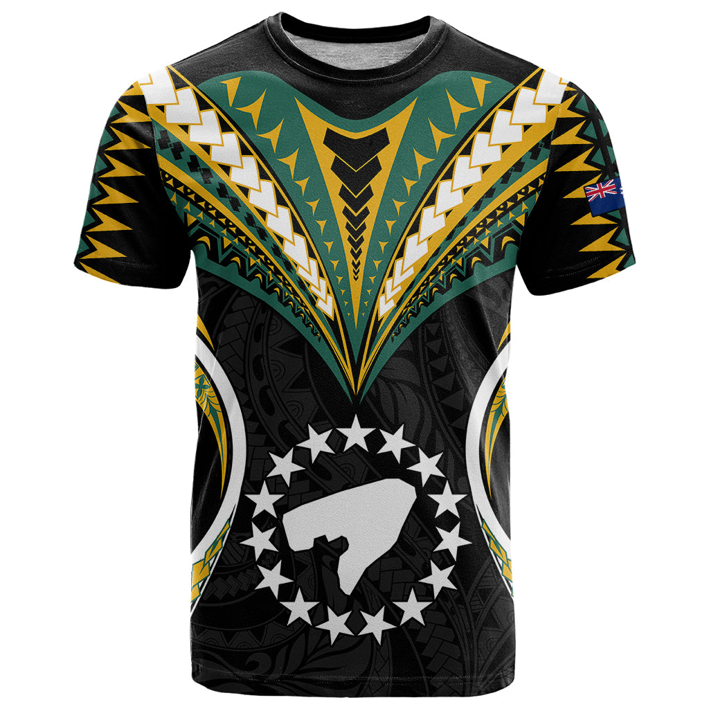 Custom Polynesian Pride Pukapuka Island T Shirt Cook Islands Tribal Wave Style LT9 Black - Polynesian Pride