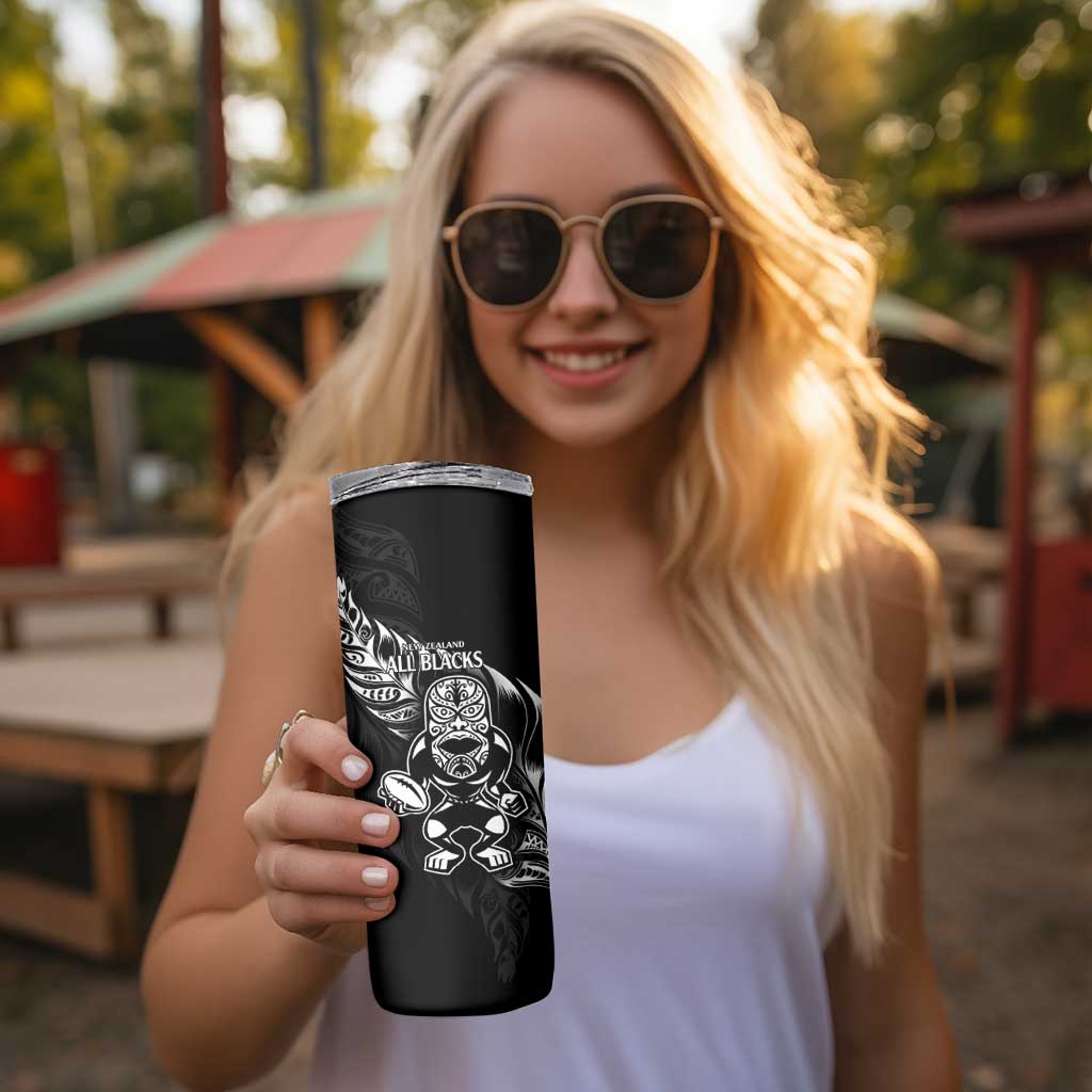 New Zealand All Black Rugby Custom Skinny Tumbler