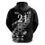 New Zealand Rugby Custom Zip Hoodie Opango All Black Fern