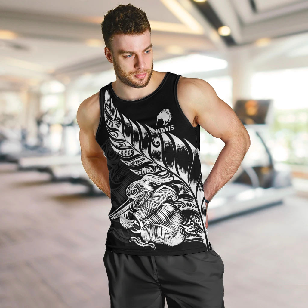 New Zealand Kiwi Rugby Men Tank Top LT9 - Polynesian Pride