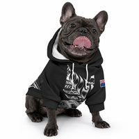 New Zealand Kiwi Rugby Pet Hoodie LT9 - Polynesian Pride