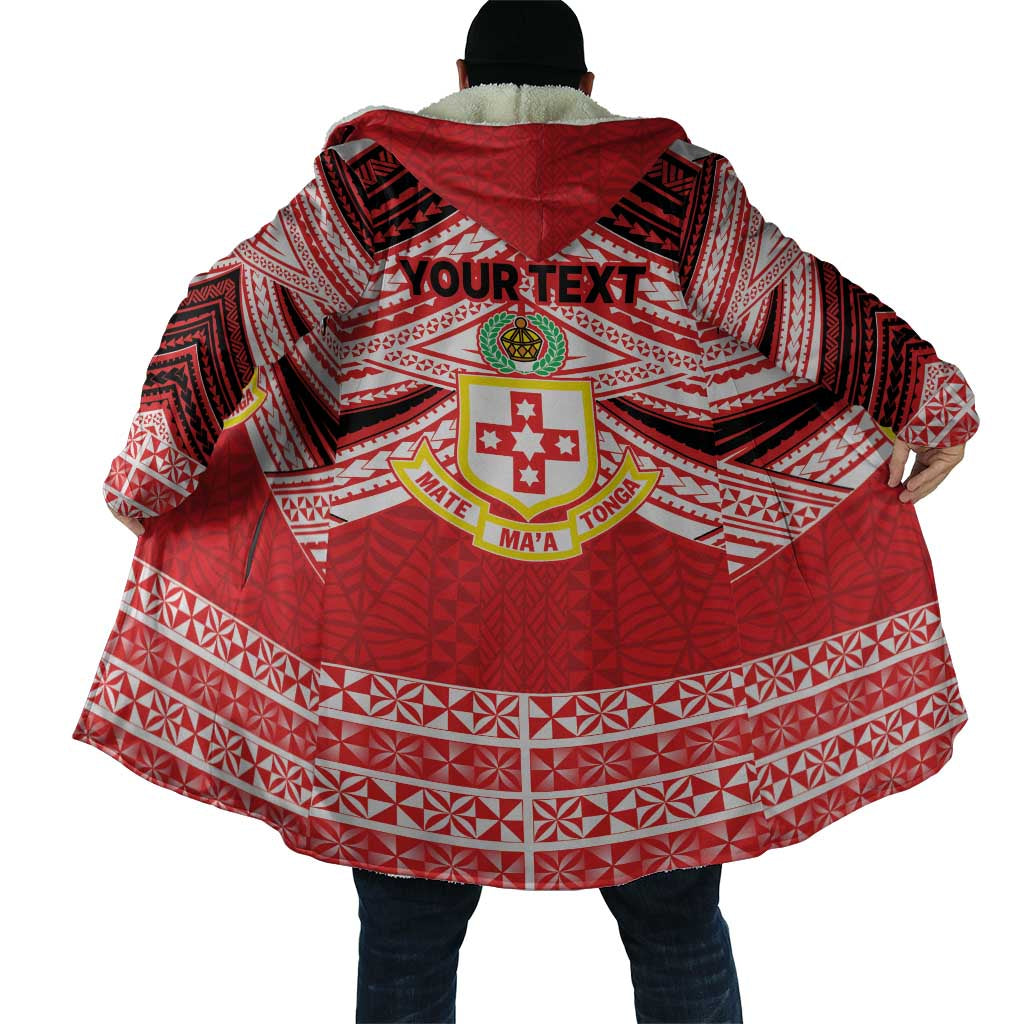 Personalised Kolisi Tonga College Atele Cloak Polynesian Ngatu Tribal - Polynesian Pride