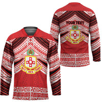 Personalised Kolisi Tonga College Atele Hockey Jersey Polynesian Ngatu Tribal - Polynesian Pride