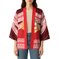 Personalised Kolisi Tonga College Atele Kimono Polynesian Ngatu Tribal - Polynesian Pride