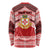 Personalised Kolisi Tonga College Atele Long Sleeve Shirt Polynesian Ngatu Tribal