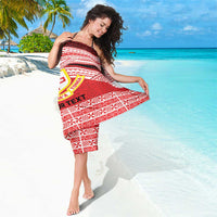 Personalised Kolisi Tonga College Atele Sarong Polynesian Ngatu Tribal