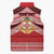 Personalised Kolisi Tonga College Atele Sleeveless Puffer Jacket Polynesian Ngatu Tribal - Polynesian Pride