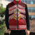 Personalised Kolisi Tonga College Atele Sleeveless Puffer Jacket Polynesian Ngatu Tribal - Polynesian Pride