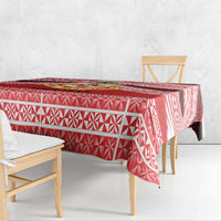 Personalised Kolisi Tonga College Atele Tablecloth Polynesian Ngatu Tribal