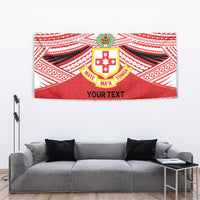 Personalised Kolisi Tonga College Atele Tapestry Polynesian Ngatu Tribal