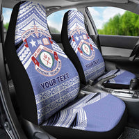 Personalised Tonga Apifoou College Car Seat Cover Polynesian Ngatu Tribal