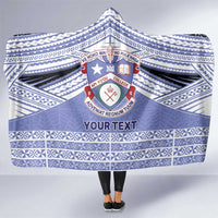 Personalised Tonga Apifoou College Hooded Blanket Polynesian Ngatu Tribal