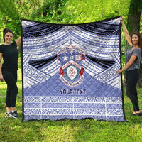 Personalised Tonga Apifoou College Quilt Polynesian Ngatu Tribal