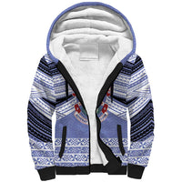 Personalised Tonga Apifoou College Sherpa Hoodie Polynesian Ngatu Tribal