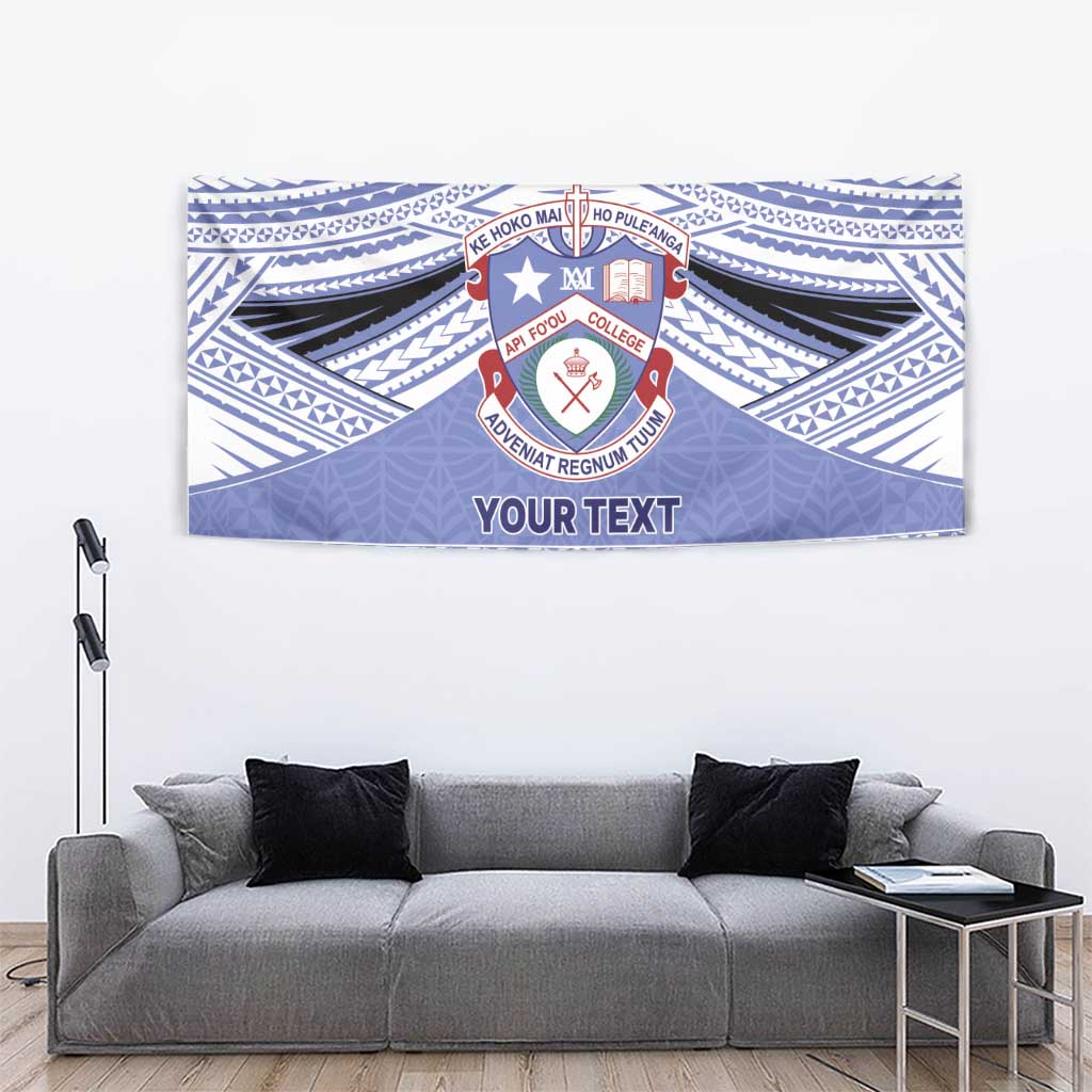 Personalised Tonga Apifoou College Tapestry Polynesian Ngatu Tribal