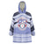 Personalised Tonga Apifoou College Wearable Blanket Hoodie Polynesian Ngatu Tribal