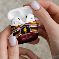 Personalised Tonga Beulah College AirPods Case Polynesian Ngatu Tribal - Polynesian Pride
