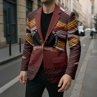 Personalised Tonga Beulah College Blazer Polynesian Ngatu Tribal - Polynesian Pride