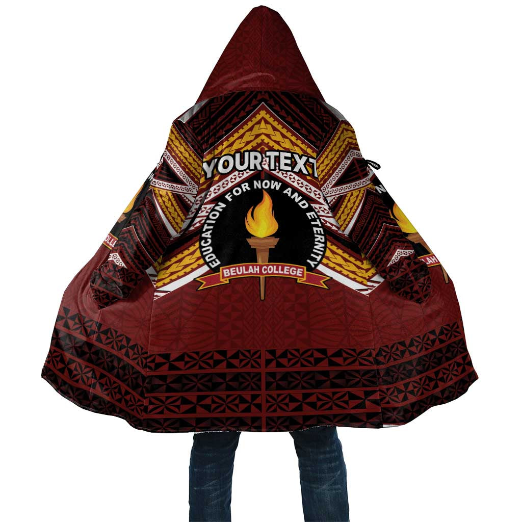 Personalised Tonga Beulah College Cloak Polynesian Ngatu Tribal - Polynesian Pride