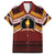 Personalised Tonga Beulah College Family Matching Long Sleeve Bodycon Dress and Hawaiian Shirt Polynesian Ngatu Tribal