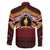 Personalised Tonga Beulah College Family Matching Long Sleeve Bodycon Dress and Hawaiian Shirt Polynesian Ngatu Tribal
