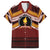 Personalised Tonga Beulah College Family Matching Short Sleeve Bodycon Dress and Hawaiian Shirt Polynesian Ngatu Tribal