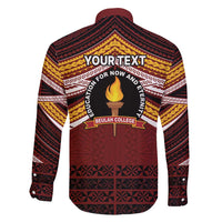 Personalised Tonga Beulah College Family Matching Short Sleeve Bodycon Dress and Hawaiian Shirt Polynesian Ngatu Tribal LT9 - Polynesian Pride