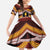 Personalised Tonga Beulah College Family Matching Tank Maxi Dress and Hawaiian Shirt Polynesian Ngatu Tribal