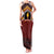 Personalised Tonga Beulah College Family Matching Tank Maxi Dress and Hawaiian Shirt Polynesian Ngatu Tribal