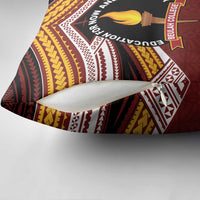 Personalised Tonga Beulah College Pillow Cover Polynesian Ngatu Tribal - Polynesian Pride