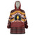 Personalised Tonga Beulah College Wearable Blanket Hoodie Polynesian Ngatu Tribal