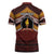 Personalised Tonga Beulah College Zipper Polo Shirt Polynesian Ngatu Tribal - Polynesian Pride