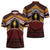 Personalised Tonga Beulah College Zipper Polo Shirt Polynesian Ngatu Tribal - Polynesian Pride