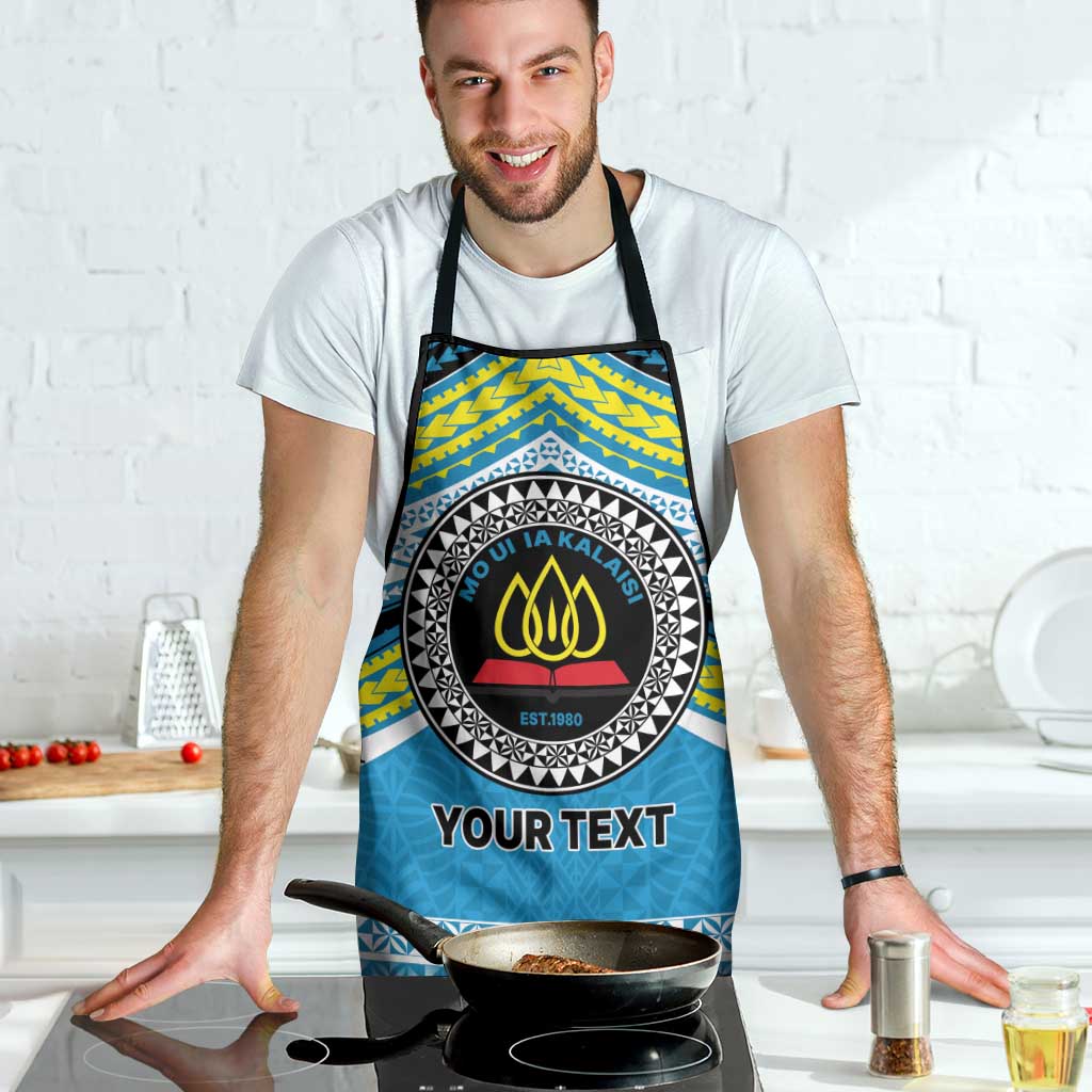 Personalised Tonga Lavengamalie College Apron Polynesian Ngatu Tribal - Polynesian Pride