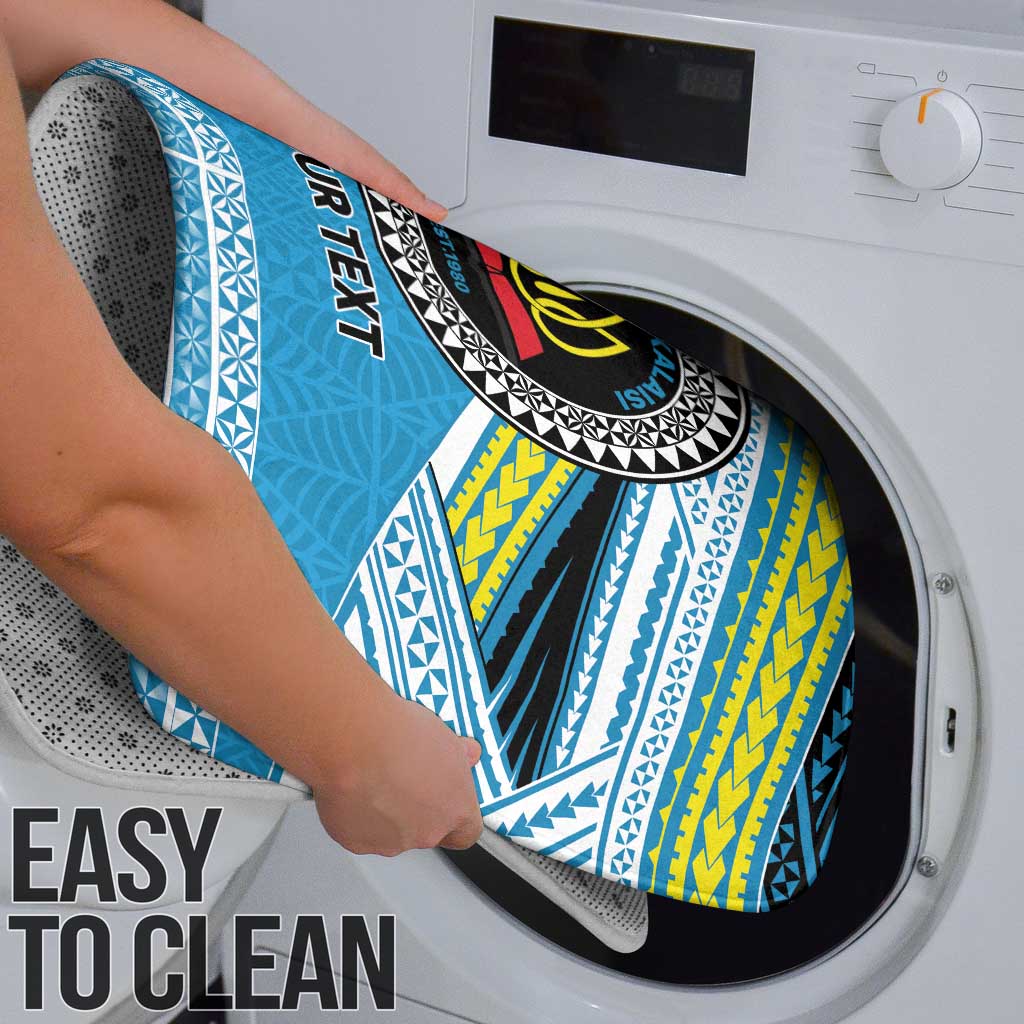 Personalised Tonga Lavengamalie College Bathroom Set Polynesian Ngatu Tribal - Polynesian Pride