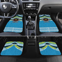 Personalised Tonga Lavengamalie College Car Mats Polynesian Ngatu Tribal