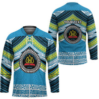 Personalised Tonga Lavengamalie College Hockey Jersey Polynesian Ngatu Tribal - Polynesian Pride