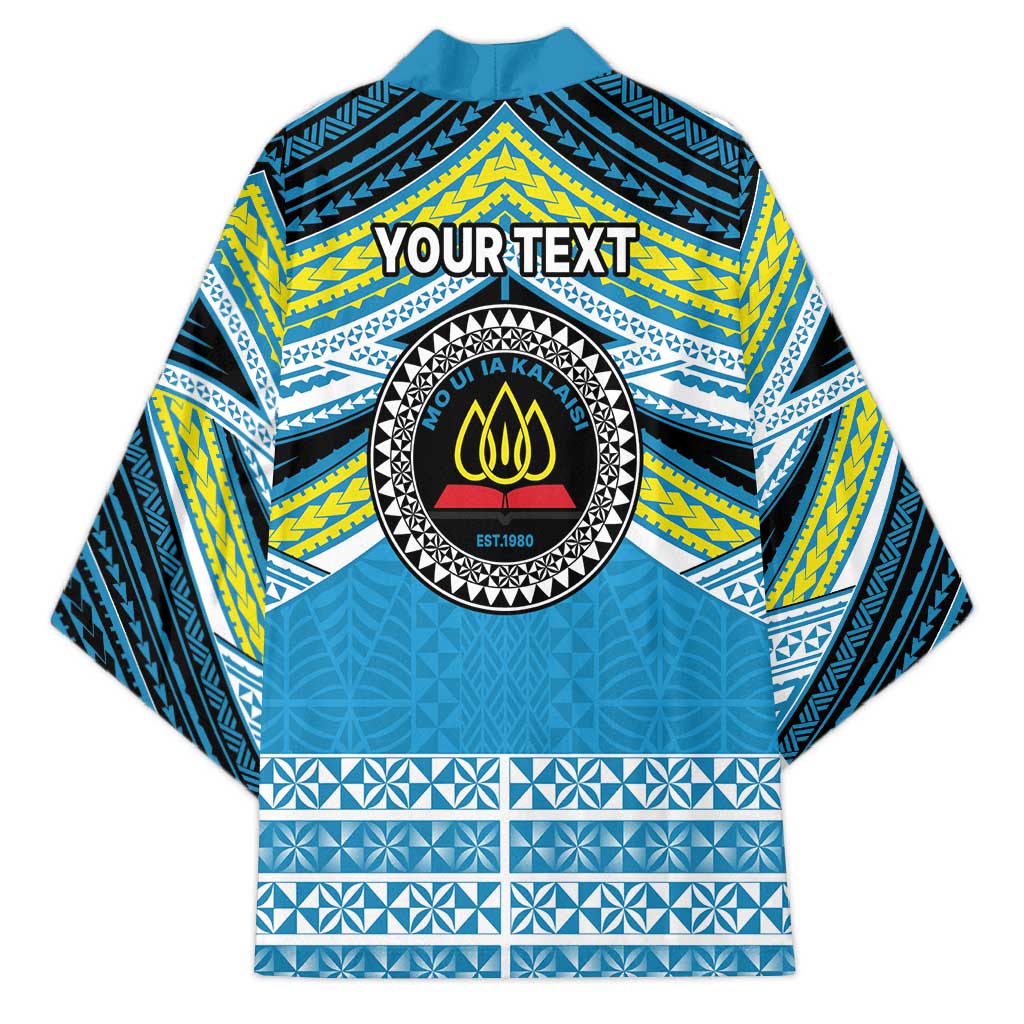 Personalised Tonga Lavengamalie College Kimono Polynesian Ngatu Tribal - Polynesian Pride