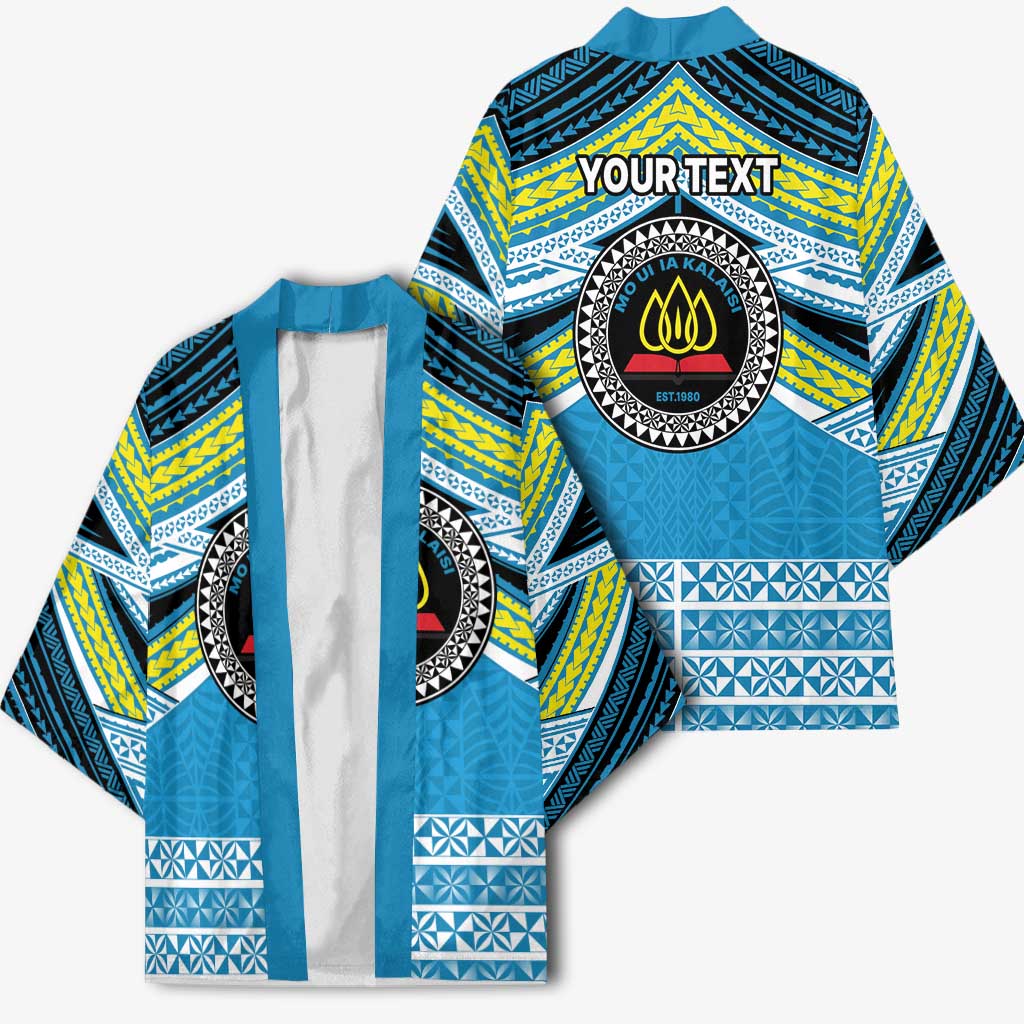 Personalised Tonga Lavengamalie College Kimono Polynesian Ngatu Tribal - Polynesian Pride